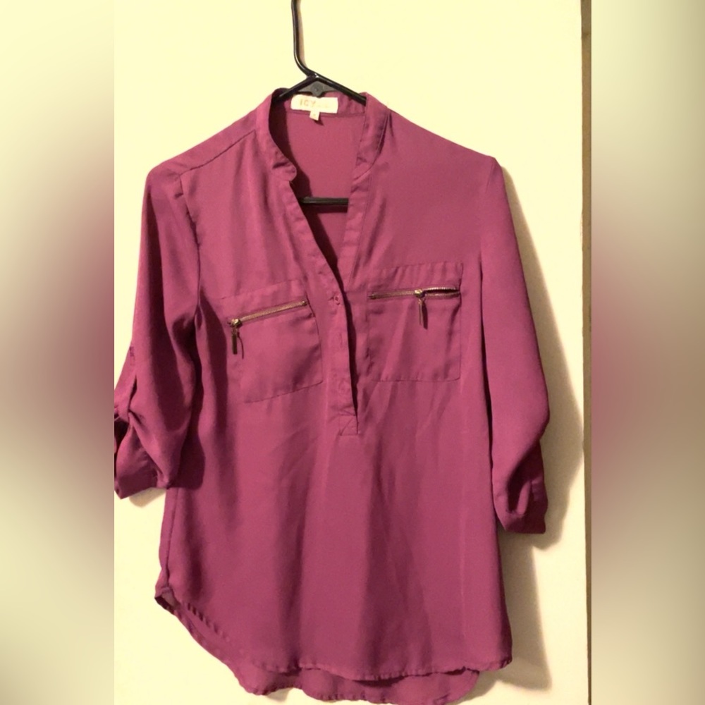Medium blouse color purple